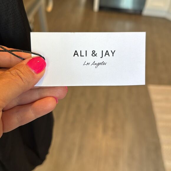 NWT Ali & Jay Women's Women Midi Long Sleeve Crepe Dress. Size Small - Picture 5 of 8